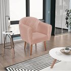 Poltrona Pés Palito Herrera  Rosê