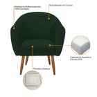 Poltrona Pés Palito Herrera  Verde