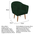 Poltrona Pés Palito Herrera  Verde