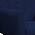 Poltrona Pés Palito Lauren Maranata Móveis Azul Marinho