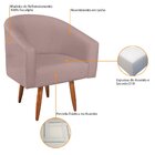 Poltrona Pés Palito Mariana Maranata Móveis Rosê