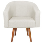 Poltrona Pés Palito Omodei Louise Linho