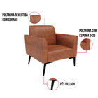 Poltrona Pés Villach Marisa Corano - Nozes