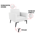 Poltrona Pés Villach Marisa Corino Branco