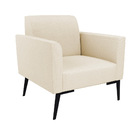 Poltrona Pés Villach Marisa Linho - A19 Bege