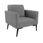 Poltrona Pés Villach Marisa Linho - A26 Grafite