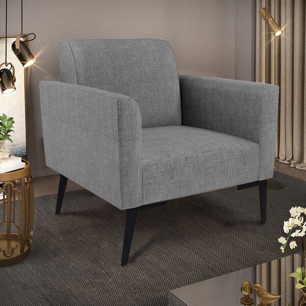 Poltrona Pés Villach Marisa Linho - A26 Grafite