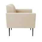 Poltrona Pés Villach Marisa Suede - Bege