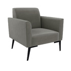 Poltrona Pés Villach Marisa Suede - Grafite