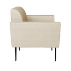 Poltrona Pés Villach Marisa Veludo Luxo Off White A129 D03 -