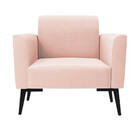 Poltrona Pés Villach Marisa Veludo - Rose
