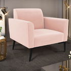 Poltrona Pés Villach Marisa Veludo - Rose