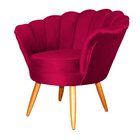 Poltrona Pétala Em Veludo Para Escritório - Várias Cores - Ds