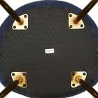 Poltrona Pétalas Aveludadas Eva Azul Marinho