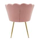 Poltrona Pétalas Aveludadas Eva Rosa
