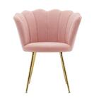 Poltrona Pétalas Aveludadas Eva Rosa