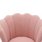 Poltrona Pétalas Aveludadas Eva Rosa