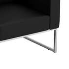 Poltrona Pi Ii Vinil Búfalo Preto