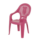 Poltrona Plástico Infantil Rosa 58,5x29cm