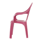 Poltrona Plástico Infantil Rosa 58,5x29cm