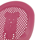 Poltrona Plástico Infantil Rosa 58,5x29cm