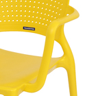 Poltrona Plástico Safira Amarela 84x59cm