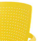 Poltrona Plástico Safira Amarela 84x59cm