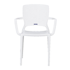 Poltrona Plástico Safira Branca 84x59cm