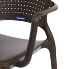 Poltrona Plástico Safira Marrom 84x59cm