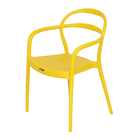 Poltrona Plástico Sissi Amarela 80x57cm