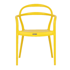 Poltrona Plástico Sissi Amarela 80x57cm