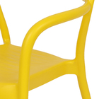 Poltrona Plástico Sissi Amarela 80x57cm