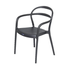 Poltrona Plástico Sissi Grafite 80x57cm