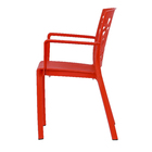 Poltrona Plástico Stuart Vermelha 81x58cm