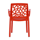Poltrona Plástico Stuart Vermelha 81x58cm
