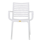 Poltrona Plástico Sunday Branca 84x59cm
