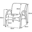 Poltrona Polly 1 Lugar Matrix