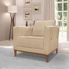 Poltrona Potenza Linho Dourada