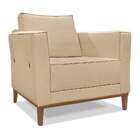 Poltrona Potenza Linho Dourada