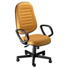 Poltrona Presidente Com Braços Linha Blenda Amarelo