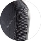 Poltrona Presidente Giratória Com Braços Linha York Preto Pre