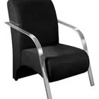 Poltrona Preta Suede Venus Premium - F A Elegante