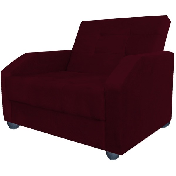 Poltrona Raquel Plus Size Bordo