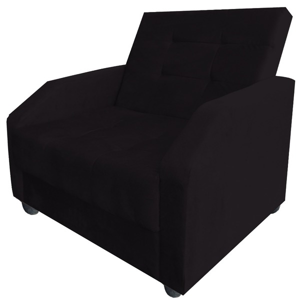 Poltrona Raquel Plus Size Preto