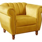 Poltrona Realeza Chesterfield Cadeira Vintage Decoração Retrô