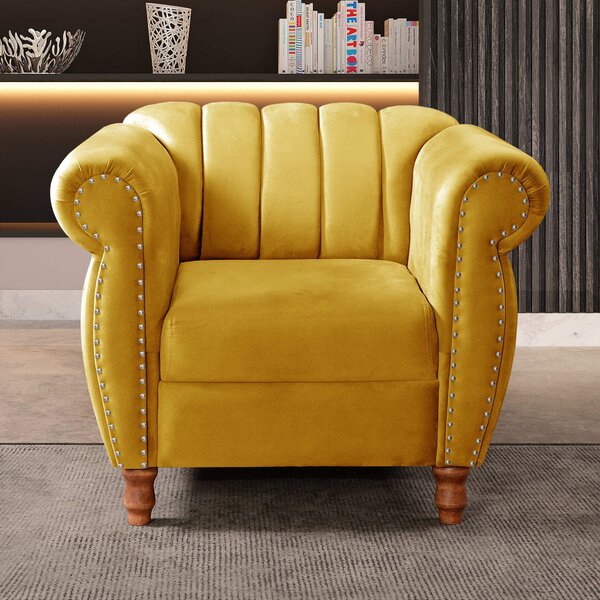 Poltrona Realeza Chesterfield Cadeira Vintage Decoração Retrô