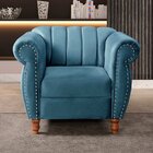 Poltrona Realeza Chesterfield Cadeira Vintage Decoração Retrô