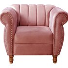 Poltrona Realeza Chesterfield Cadeira Vintage Decoração Retrô