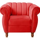 Poltrona Realeza Chesterfield Cadeira Vintage Decoração Retrô