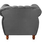 Poltrona Realeza Chesterfield Cadeira Vintage Decoração Retrô